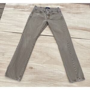Lucky Brand 121 Heritage Slim Jeans Men's Brown‎ Sz. 29x32 Fashion Style